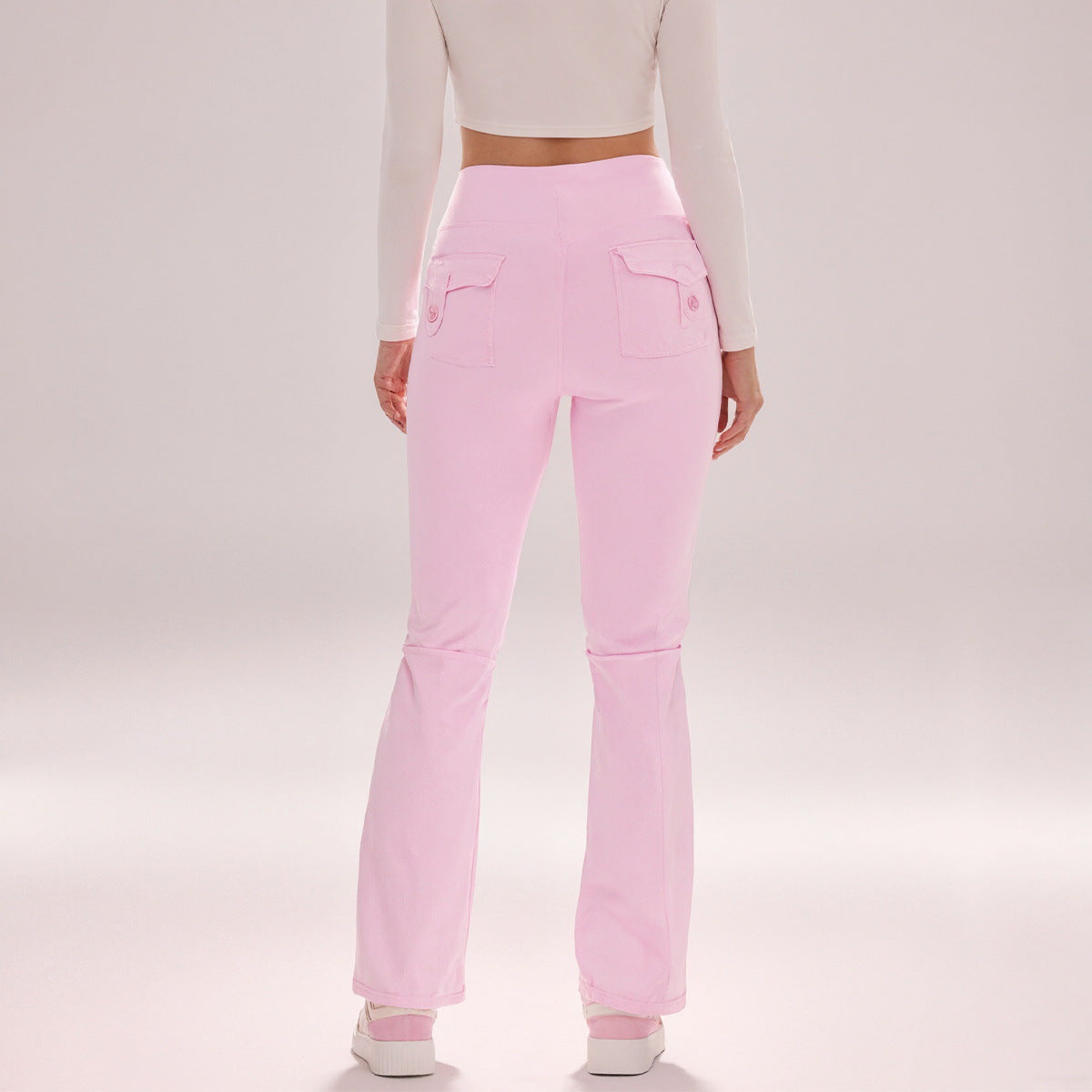 Stretchy Figure-flattering Flared Pants