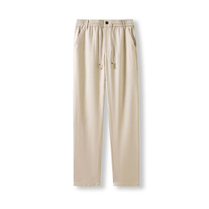 Spring Summer New Men's Linen Casual Pants