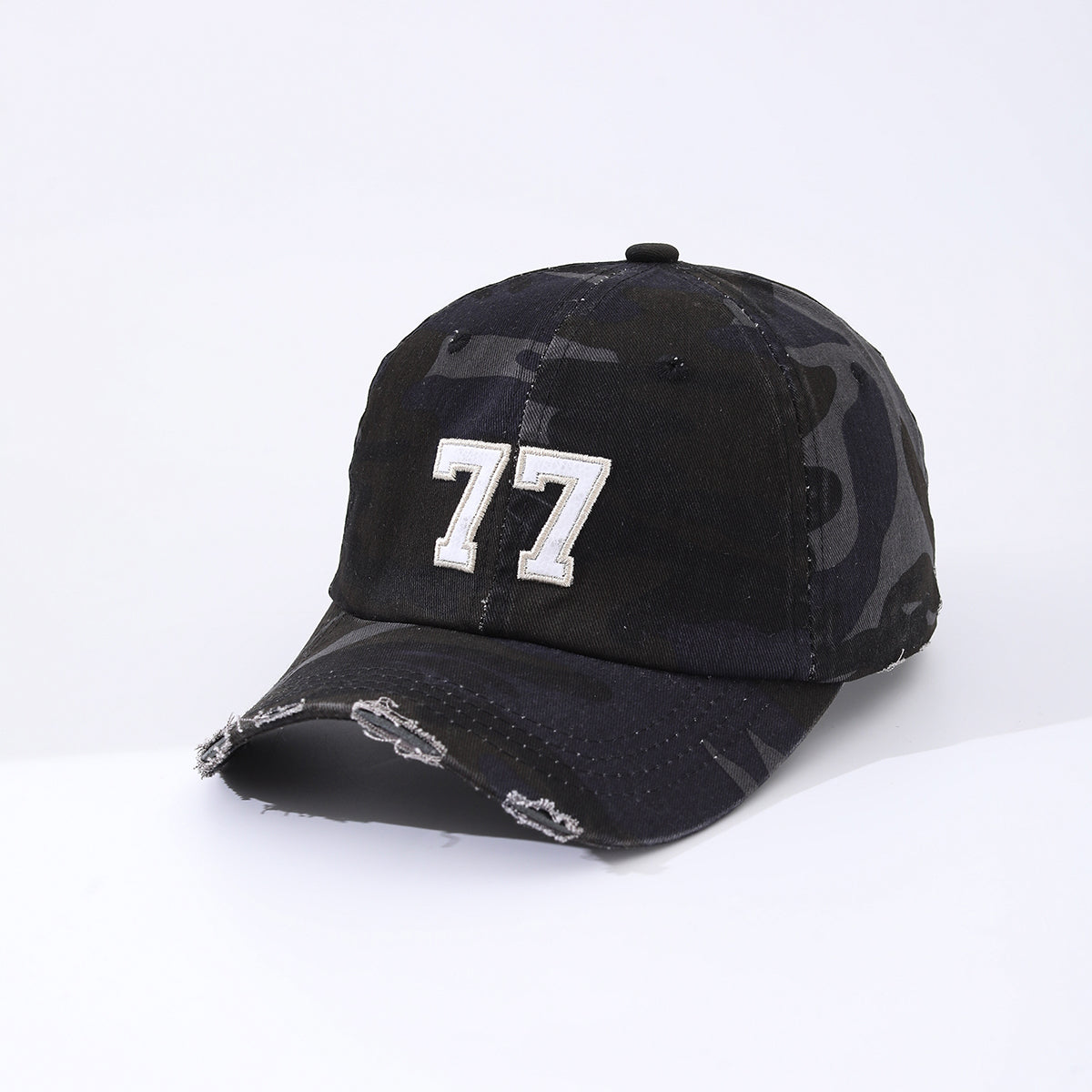 The New Camouflage Multi-color Patched Embroidered 77 .