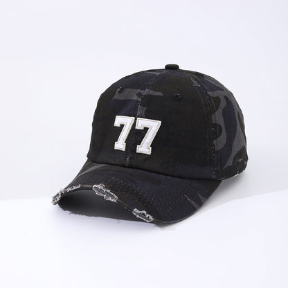 The New Camouflage Multi-color Patched Embroidered 77 .